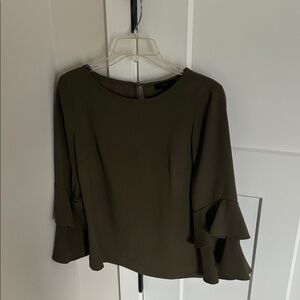 Elegant Olive Green J. Crew Top